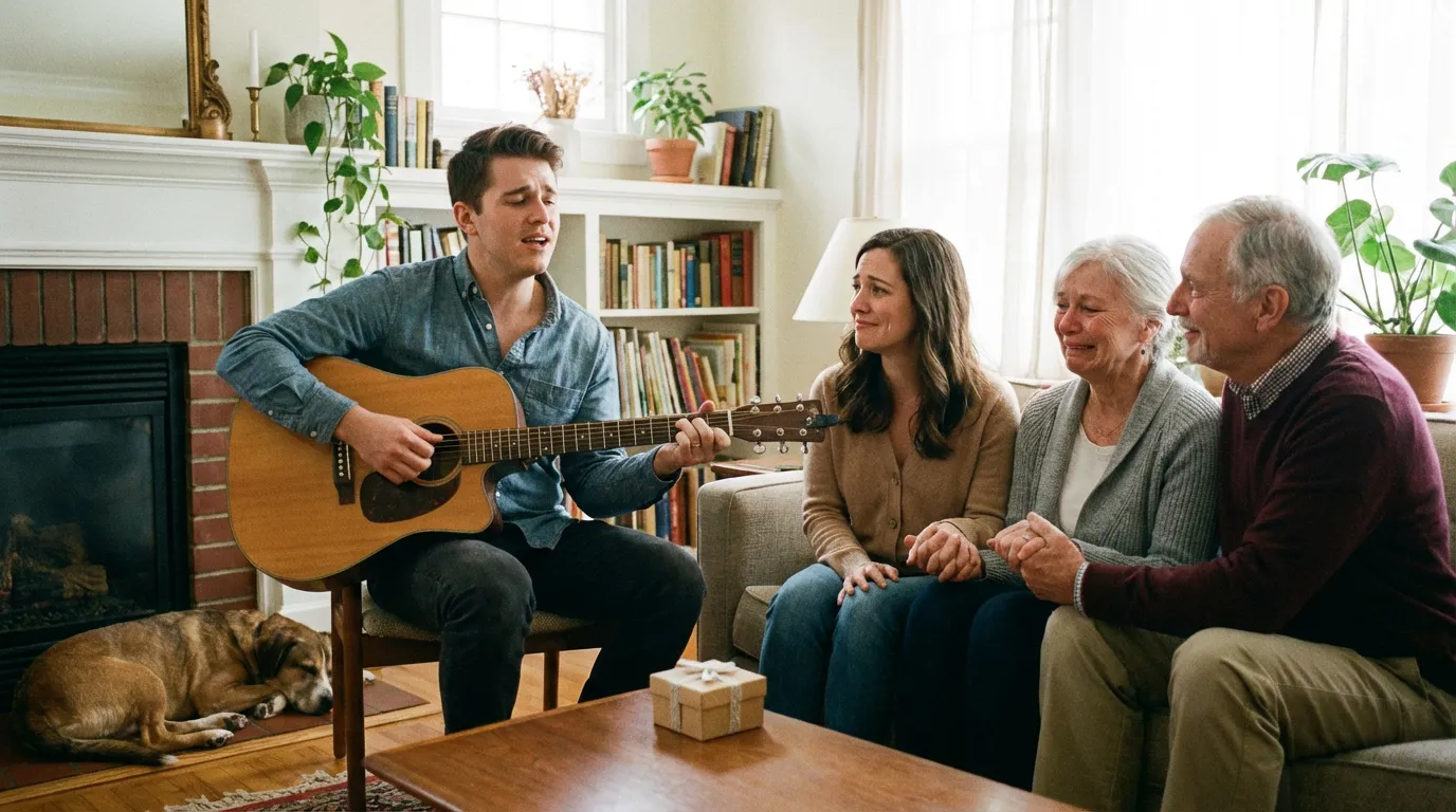 Text to song example from a personal story